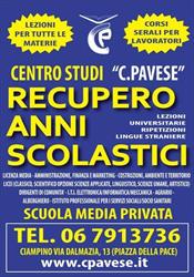 C. Pavese, Ciampino orari di apertura