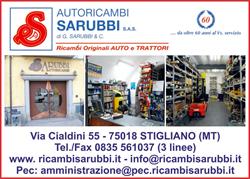 Autoricambi Sarubbi SAS, Stigliano orari di apertura