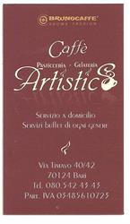 Bar Pasticceria Artistico, Bari orari di apertura