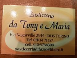 Pasticceria da Tony e Maria, Torino orari di apertura