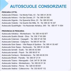 Consorzio Autoscuole Aternum, Pescara orari di apertura