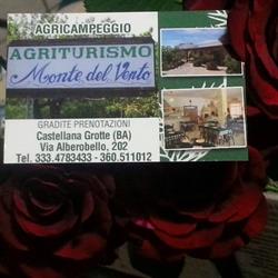 Agriturismo Monte Del Vento, Castellana Grotte orari di apertura