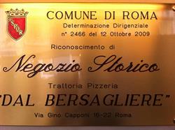 Bruschi Oreste Pizzeria Dal Bersagliere, Roma orari di apertura