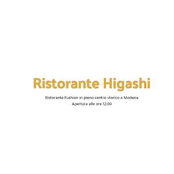 Ristorante Higashi, Modena orari di apertura