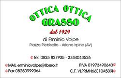 Ottica Grasso Di Erminio Volpe Ottica Dal 1929, Ariano Irpino orari di apertura