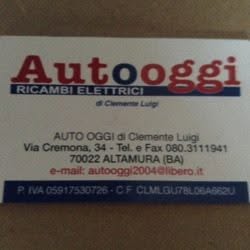 Auto Oggi Di Clemente Luigi, Altamura orari di apertura