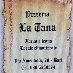 La Tana SRL, Bari orari di apertura