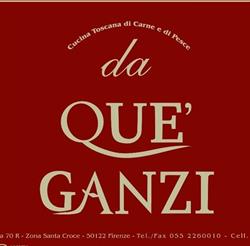 Trattoria Osteria Da Que' Ganzi Firenze, Santa Croce - Orari di apertura