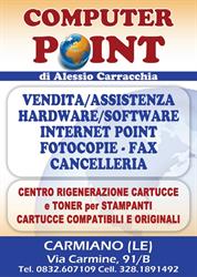 Computer Point Di Alessio Carracchia, Carmiano orari di apertura