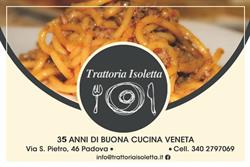 Trattoria Isoletta Di Volpato Patrizia, Padova orari di apertura