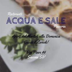 Ristorante Pizzeria Acqua e Sale, Savona orari di apertura