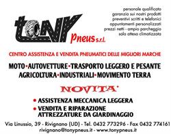 Tony Pneus S.r.l. Rivignano Teor, Rivignano - Orari di apertura