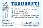 Treddenti Articoli Militari, Chieti orari di apertura