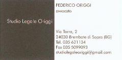 Studio Legale Avv. Federico Origgi, Brembate di Sopra orari di apertura