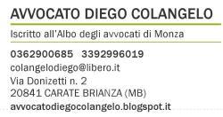 Avvocato Diego Colangelo, Carate Brianza orari di apertura