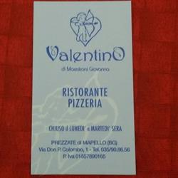 Ristorante Pizzeria Valentino di Maestroni Giovanna Prezzate di Mapello, orari di apertura