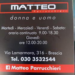 Matteo Parrucchieri, Brescia orari di apertura