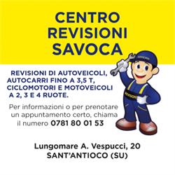 Revisioni Savoca, Sant'Antioco orari di apertura