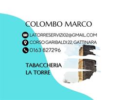 Tabaccheria La Torre di Colombo Marco, Gattinara orari di apertura