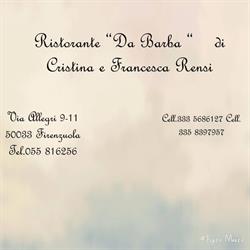 Ristorante Da Barba Di Rensi Cristina, Firenzuola orari di apertura