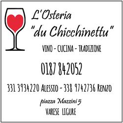 L'osteria Du Chicchinettu, Varese Ligure orari di apertura