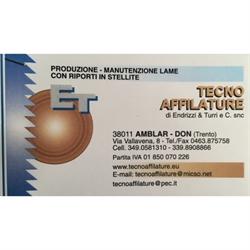 Tecno Affilature, Amblar-Don orari di apertura
