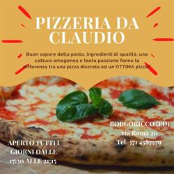 Pizzeria Gastronomia Da Claudio, Borgoricco orari di apertura