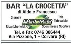 Bar La Crocetta Borgorose, Corvaro - Orari di apertura