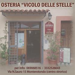 Osteria Vicolo Delle Stelle Di Baldassarri Roberto, Monterotondo orari di apertura