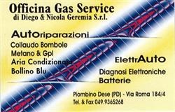 Officina Gas Service Di Geremia Diego e Nicola SRL Autofficina ed Elettrauto, Piombino Dese orari di apertura