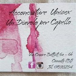 Un Diavolo Per Capello Di De Lucia Sabrina, Cossato orari di apertura