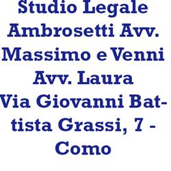Studio Legale Ambrosetti Avv. Massimo e Venni Avv. Laura, Como orari di apertura