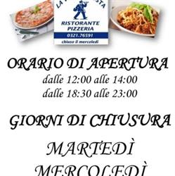 Pizzeria La Vecchia Posta, Trecate orari di apertura