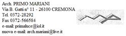 Studio Tecnico Arch. Primo Mariani, Cremona orari di apertura