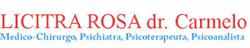 Licitra Rosa dr. Carmelo Medico Psichiatra Psicoterapeuta, Roma orari di apertura
