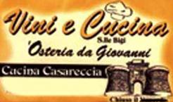 Vini e Cucina osteria da Giovanni, Velletri orari di apertura