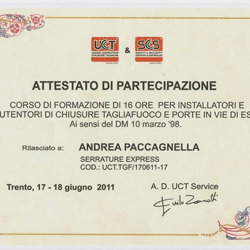 Paccagnella A., Padova orari di apertura
