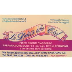 Le Delizie dello Chef, Casarano orari di apertura