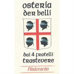 Osteria Der Belli, Roma orari di apertura