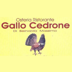 Osteria Ristorante Gallo Cedrone, Erto e Casso orari di apertura