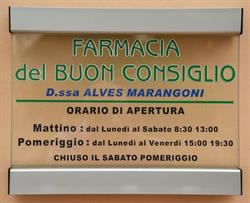 Farmacia Del Buon Consiglio Della Dott.Ssa Marangoni Alves, Mirandola orari di apertura