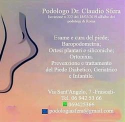 Sfera Claudio Podologo, Frascati orari di apertura