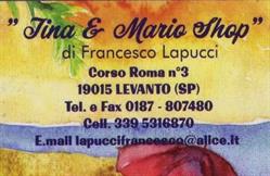 "Tina & Mario Shop", Levanto orari di apertura