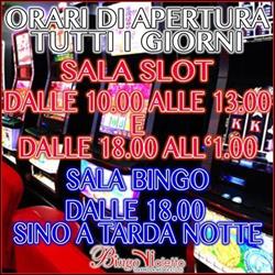 Bingo Vialetto, Sassari orari di apertura