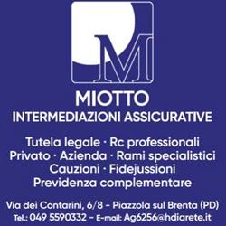 MIOTTO INTERMEDIAZIONI ASSICURATIVE S.A.S. DI MIOTTO NICOLA & C., Piazzola sul Brenta orari di apertura