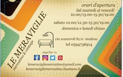 LE MERAVIGLIE MERCATINO &VINTAGE, Modena orari di apertura