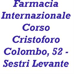 Lafarmacia.Internazionale Sestri, Sestri Levante orari di apertura
