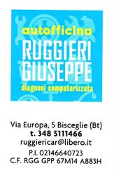 Autofficina Ruggieri Giuseppe, Bisceglie orari di apertura