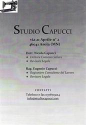 Studio Capucci, Asola orari di apertura