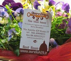 Aurelia 429 - Fine Town House, Roma orari di apertura
